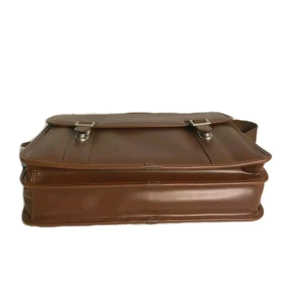 Mcklein Smart Design Mobile Professional Laptop Leather Shoulder Messenger Bag